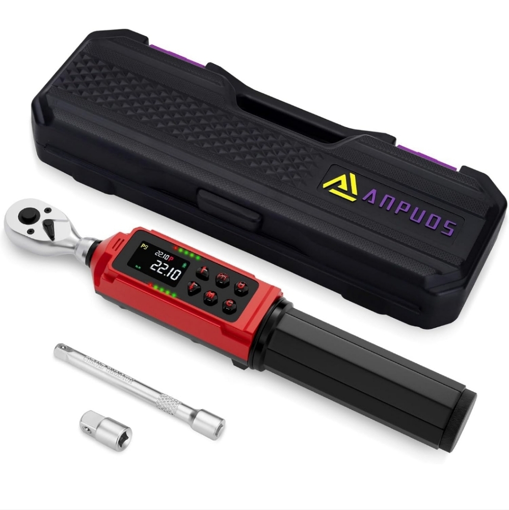 Anpuds 1/4-Inch Drive Digital Torque Wrench